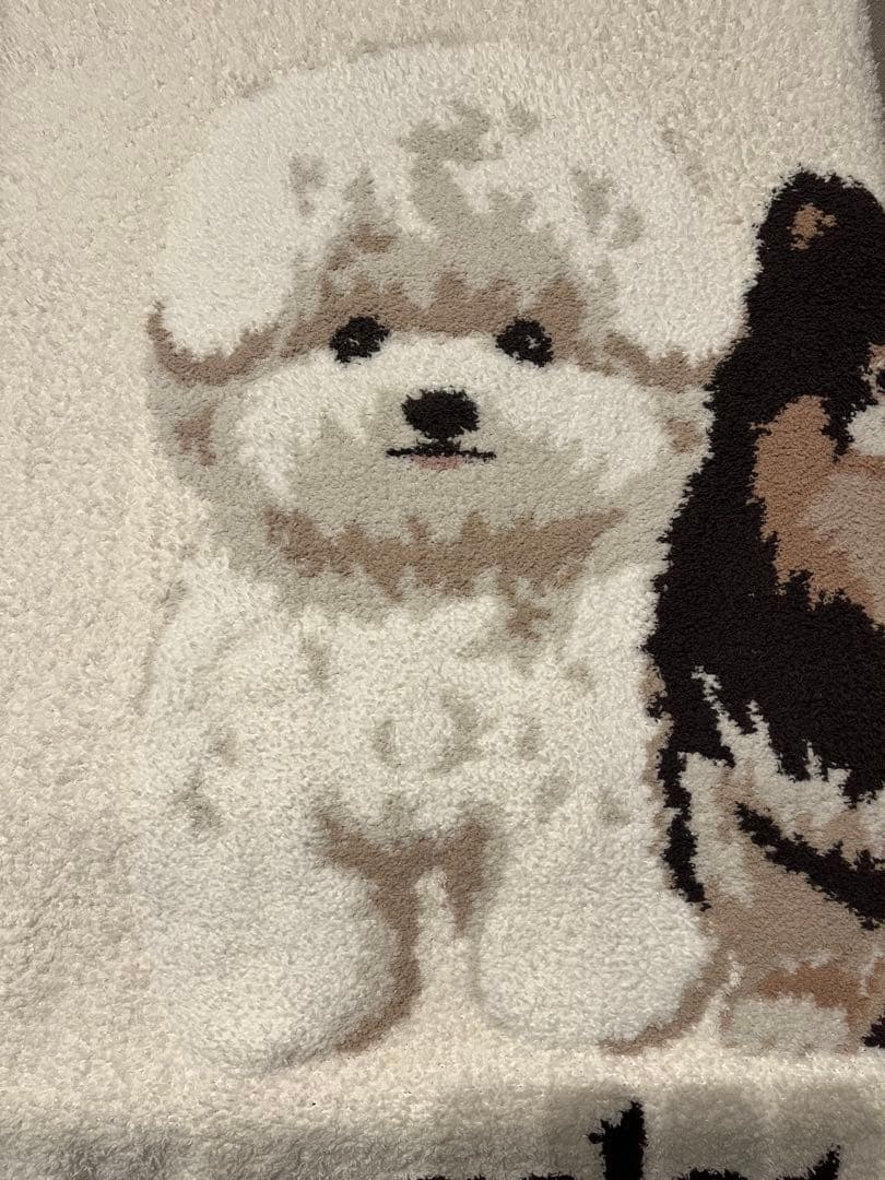 超レア　新品　gelato pique ジェラピケ　3匹の犬ブランケット