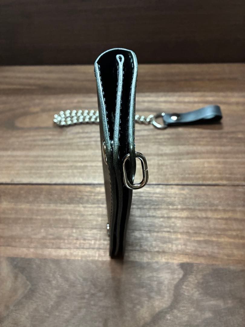 本革牛革ロングトラッカーウォレット