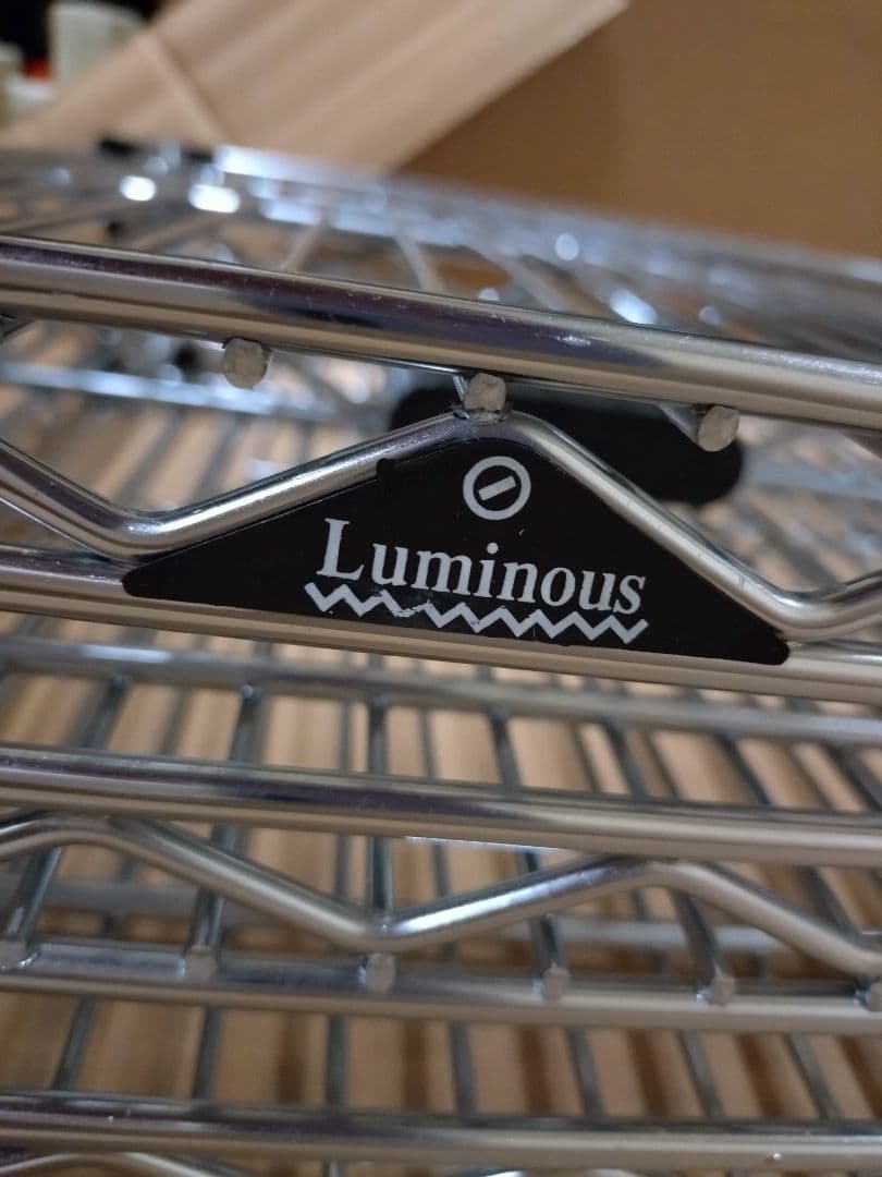 ルミナス スチールラック 棚板3枚182.5X46cm 送料8600円込々