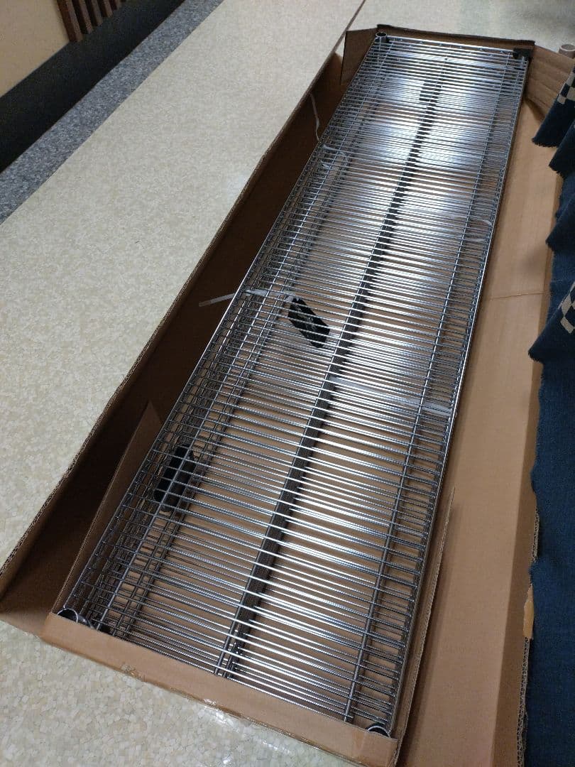 ルミナス スチールラック 棚板3枚182.5X46cm 送料8600円込々