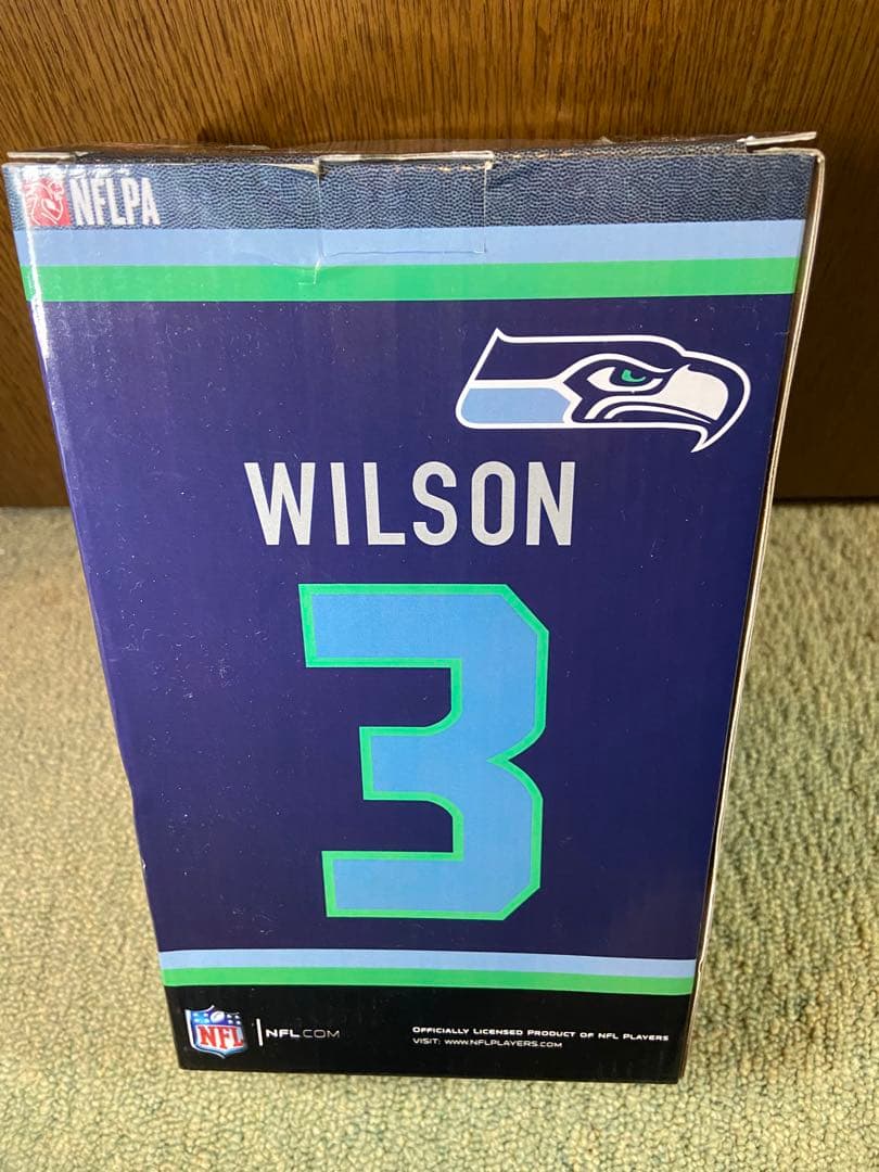 NFL ボブルヘッド カリカチュア ラッセル・ウィルソン/シアトル・シー