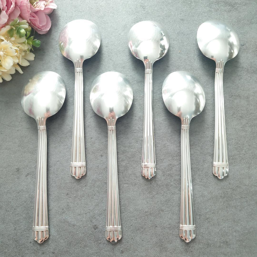 希少 クリストフル アリア コンソメスプーン 6点