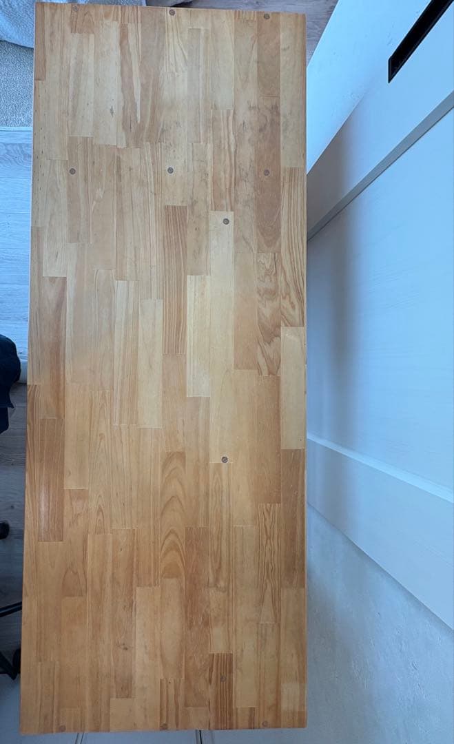 ネイルサロン開業　オーダーネイルデスク/作業台北欧ナチュラル無垢パイン材