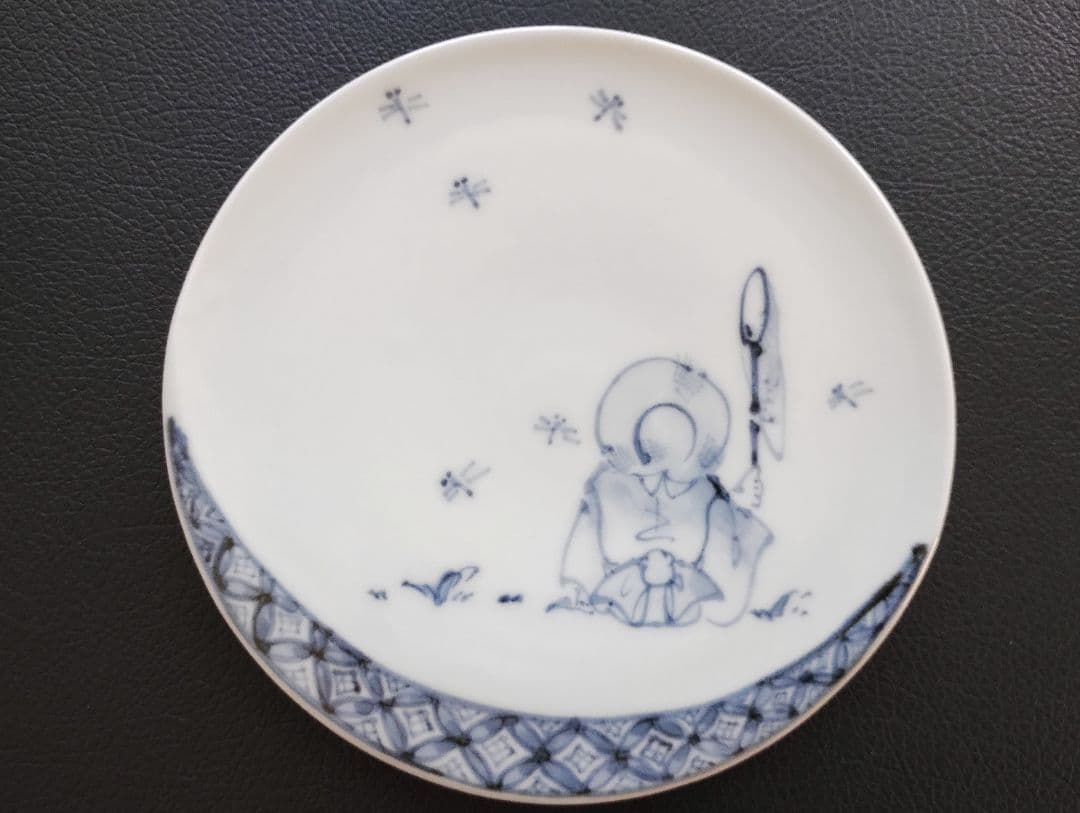 清水焼 2代目大野瑞昭作　銘々皿5枚セット