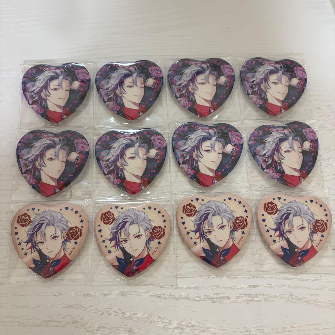 不破湊 にじさんじ Rose Valentine ︎ハート型缶バッジ レア - メルカリ
