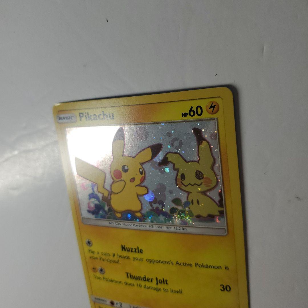 ピカチュウ　ミミッキュだよ　英語　プロモ　ポケモンカード