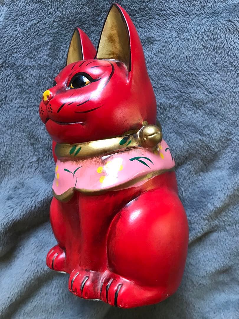 招き猫 年代物？　縁起物