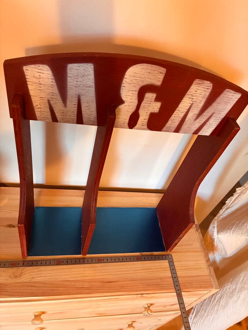 M&M カスタムパフォーマンス 木製収納ラック　エムアンドエム　本立て