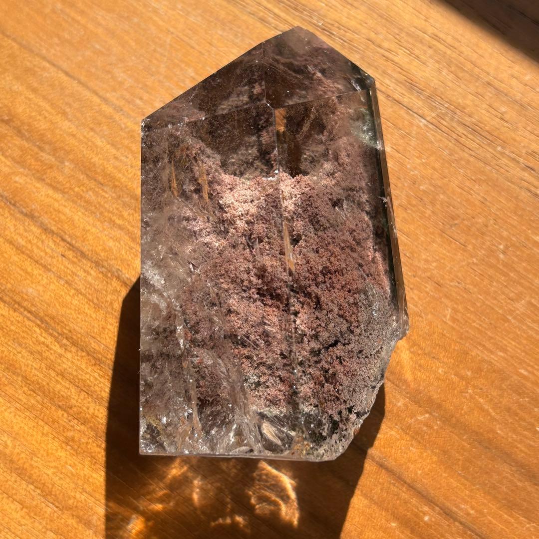 天然石 ガーデンクォーツ フリーフォーム置物166g