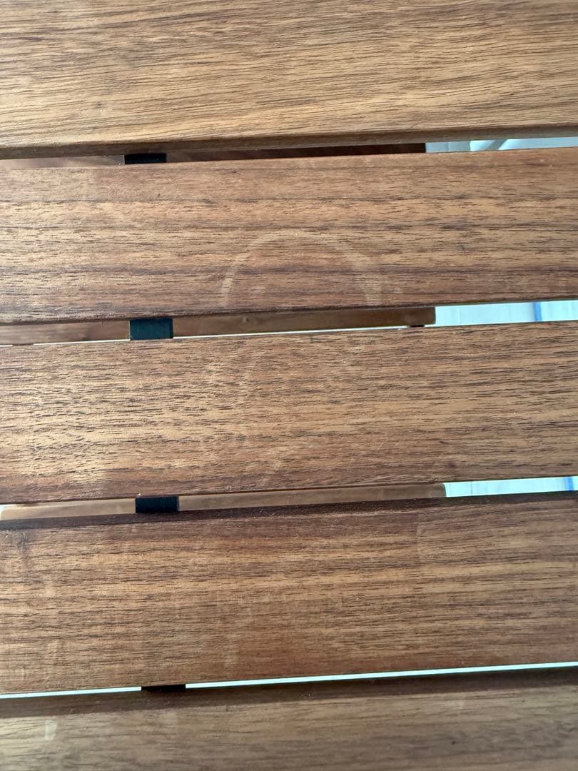 ウォルナットアイアンテーブル　オーダーメイド品