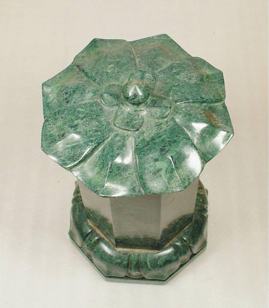 平安 末法 経塚 経筒 宝塔 蛇紋石 蓮華紋 仏像 仏教美術 骨董 古美術