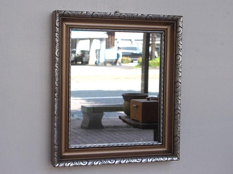 アンティークミラー 壁掛け鏡 額縁 英国 フランス シャビー シック M03