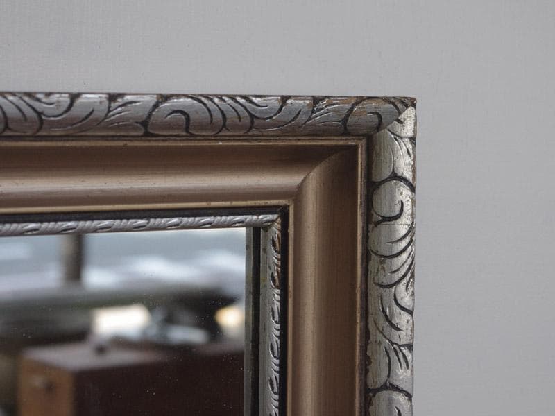 アンティークミラー 壁掛け鏡 額縁 英国 フランス シャビー シック M03