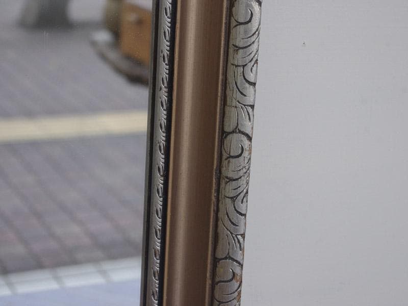 アンティークミラー 壁掛け鏡 額縁 英国 フランス シャビー シック M03