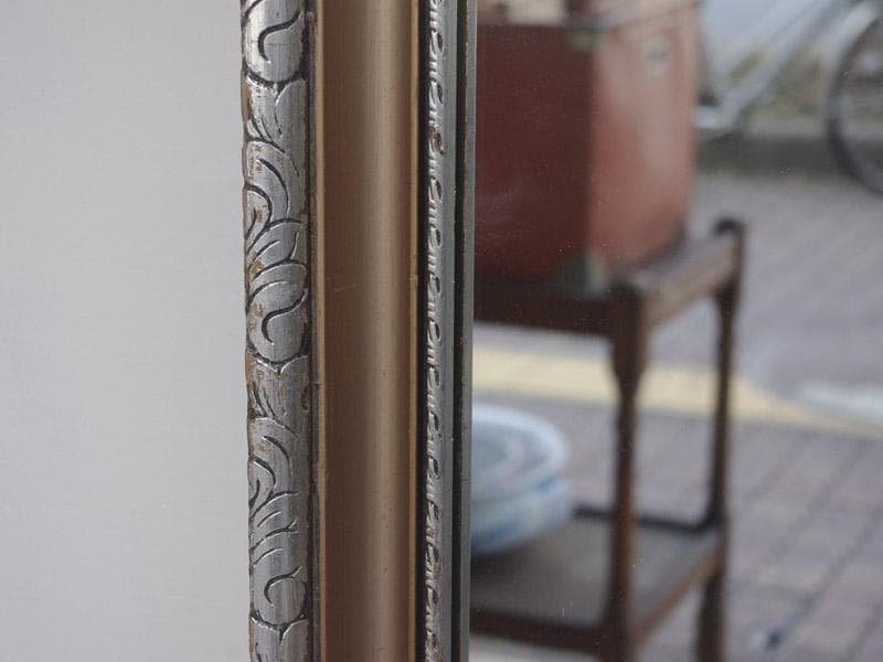 アンティークミラー 壁掛け鏡 額縁 英国 フランス シャビー シック M03