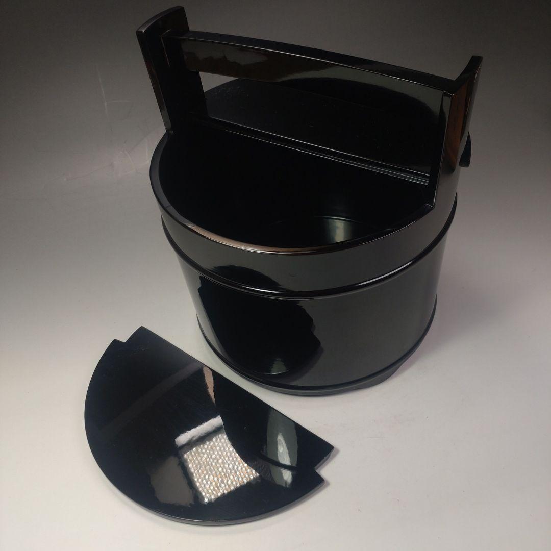 イ147 水指『輪島塗 茶平一斎』『真手桶水指 共箱』茶道具 - メルカリ