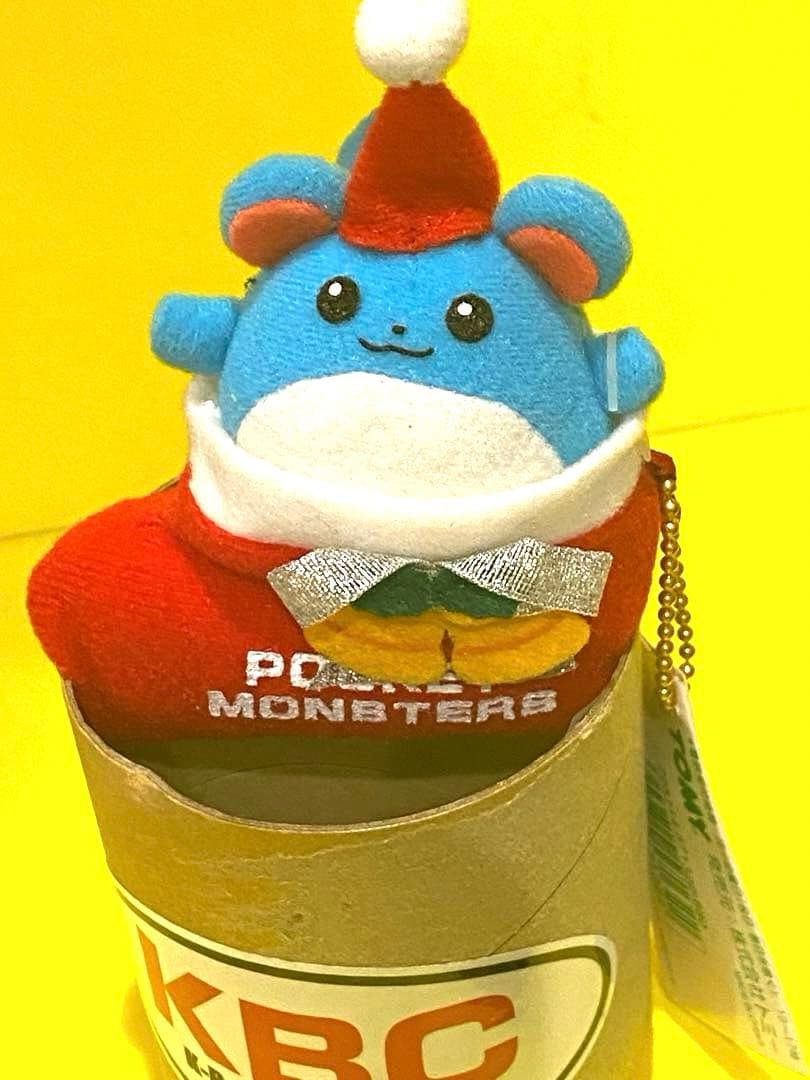 絶版当時物ポケモンオーナメントぬいぐるみ☆マリル/靴下タグ付•新品未