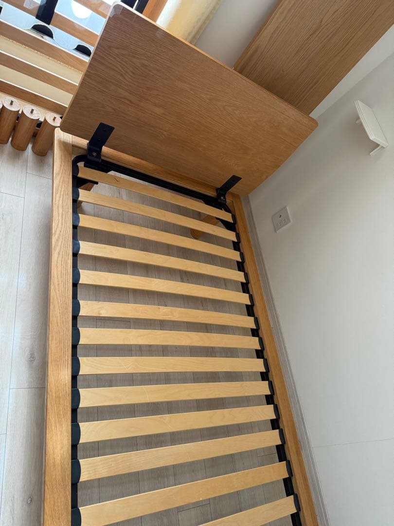 無印良品　ベッドフレーム　シングル　オーク