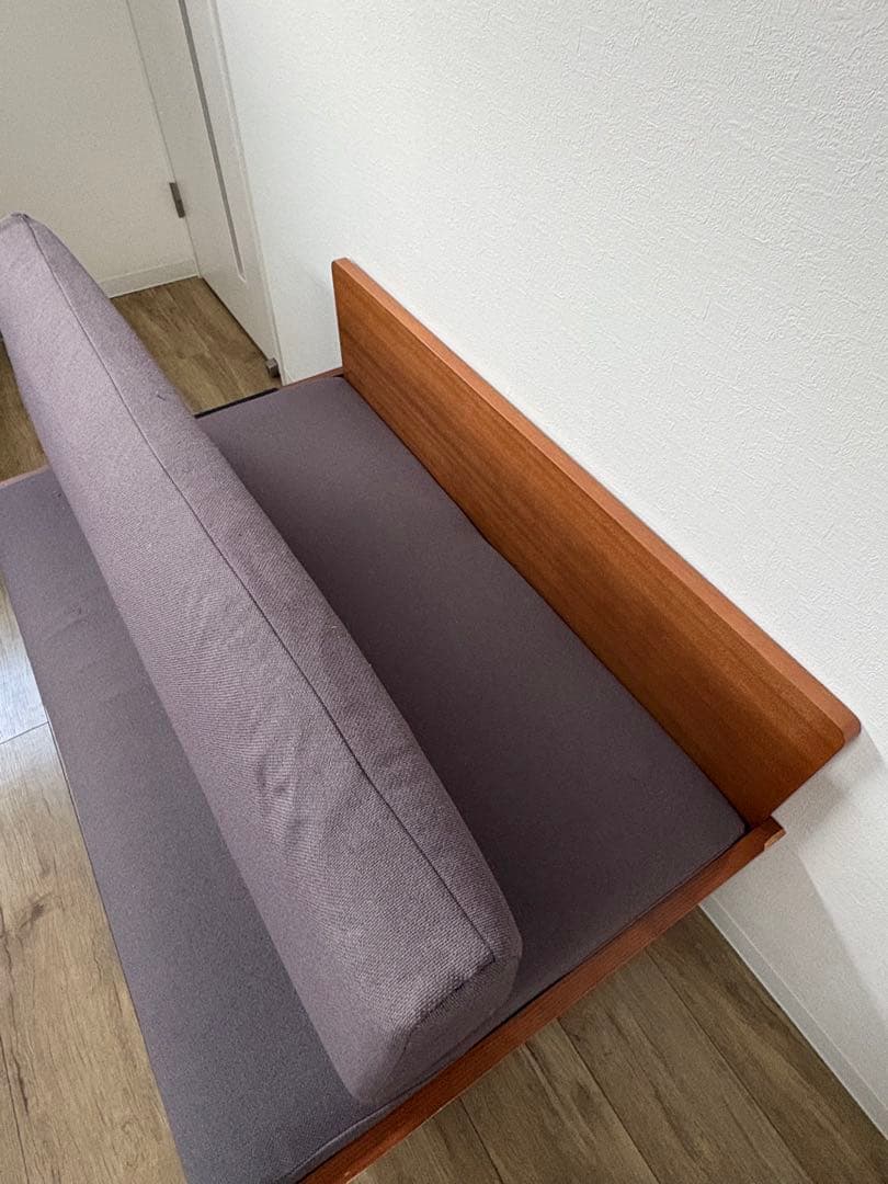 【ソファー】2〜3人掛け ソファ 木製フレーム収納ポケット付き