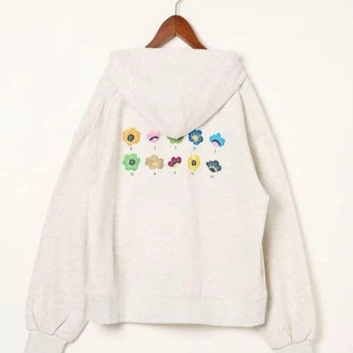 ボーイフレンド シーズン2 × ニコアンド【コラボ フーディー 】グレー