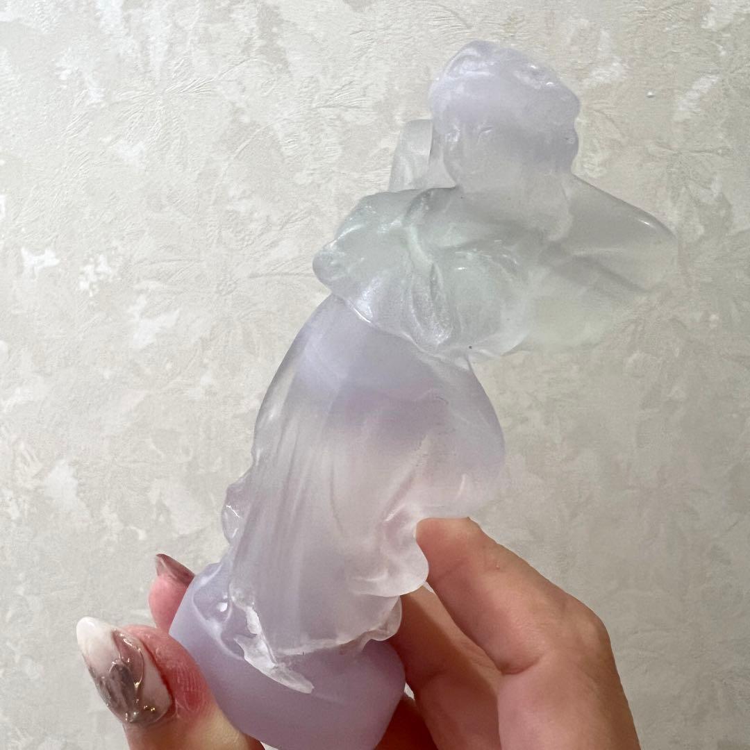 フローライト 天然石 Fluorite angel໒꒱· ゜