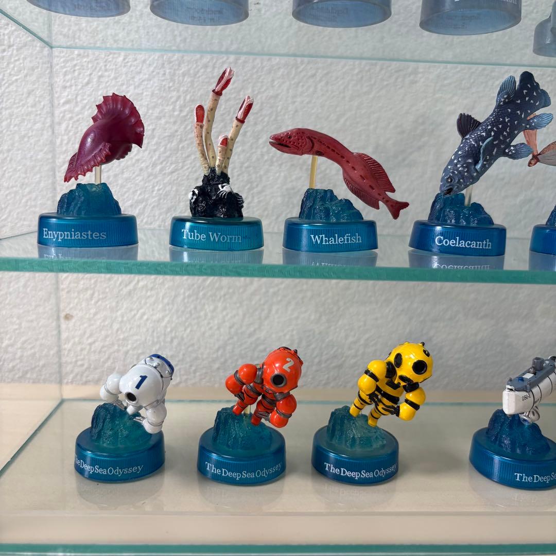 The Deep Sea Odyssey 海洋堂 深海生物 ボトルキャップ 希少