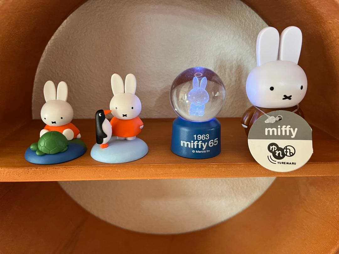 スタディオクリップ ミッフィー ウォールシェルフ(4点付き)