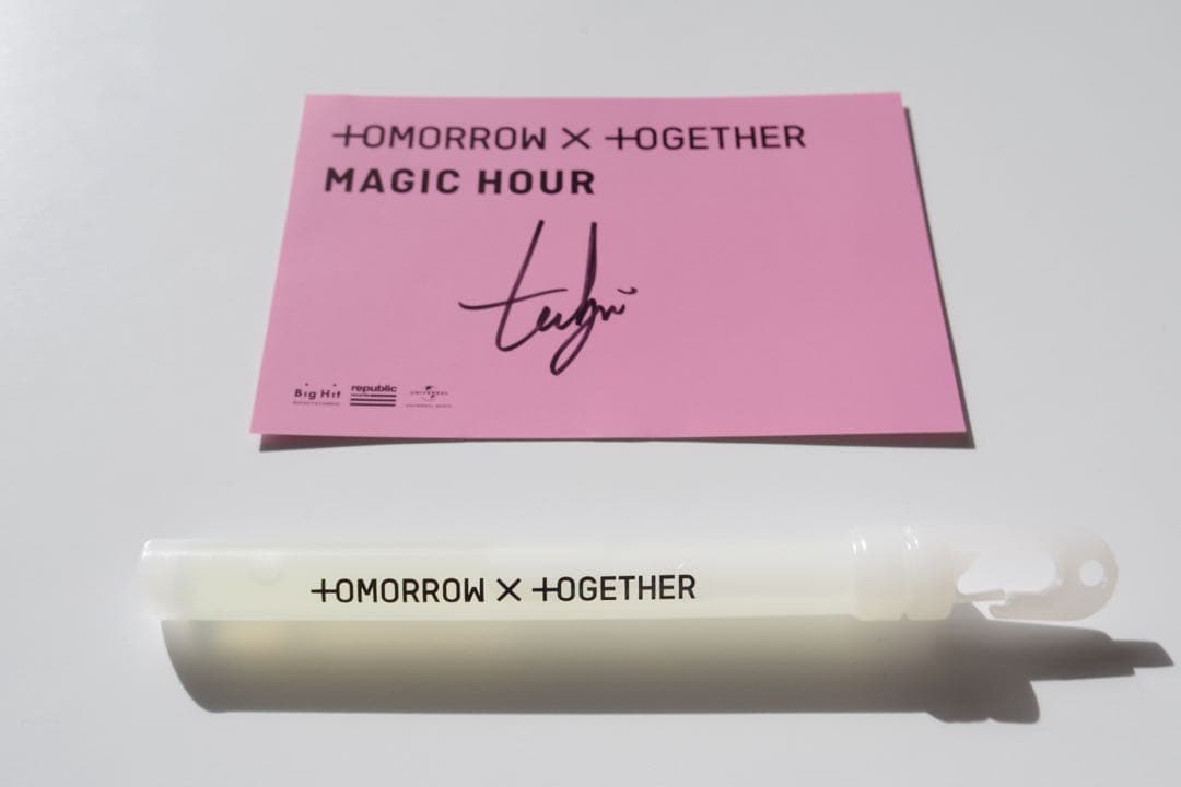 TXT テヒョン 直筆サイン - メルカリ