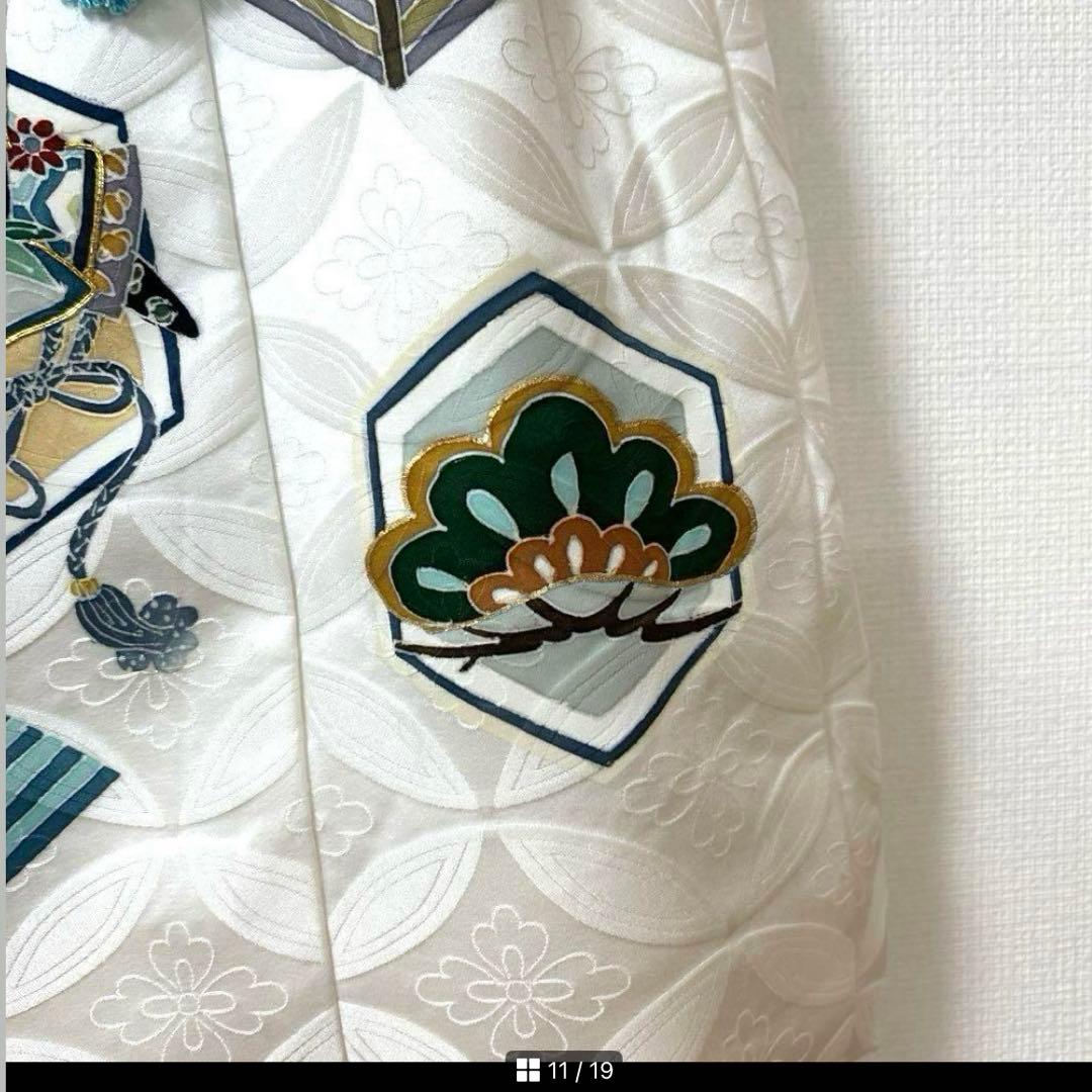 Auchan　　　3歳 男の子　　正絹被布単品