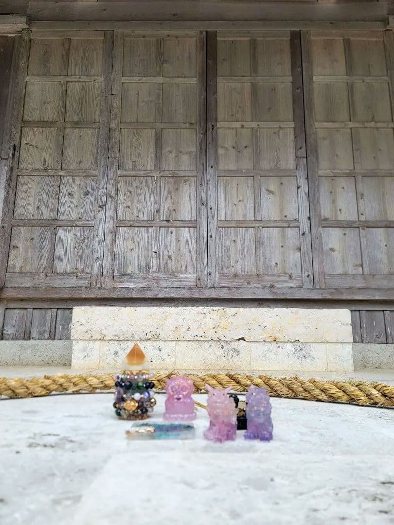 理想へ進むためのオルゴ玉グラデーションブレスレット