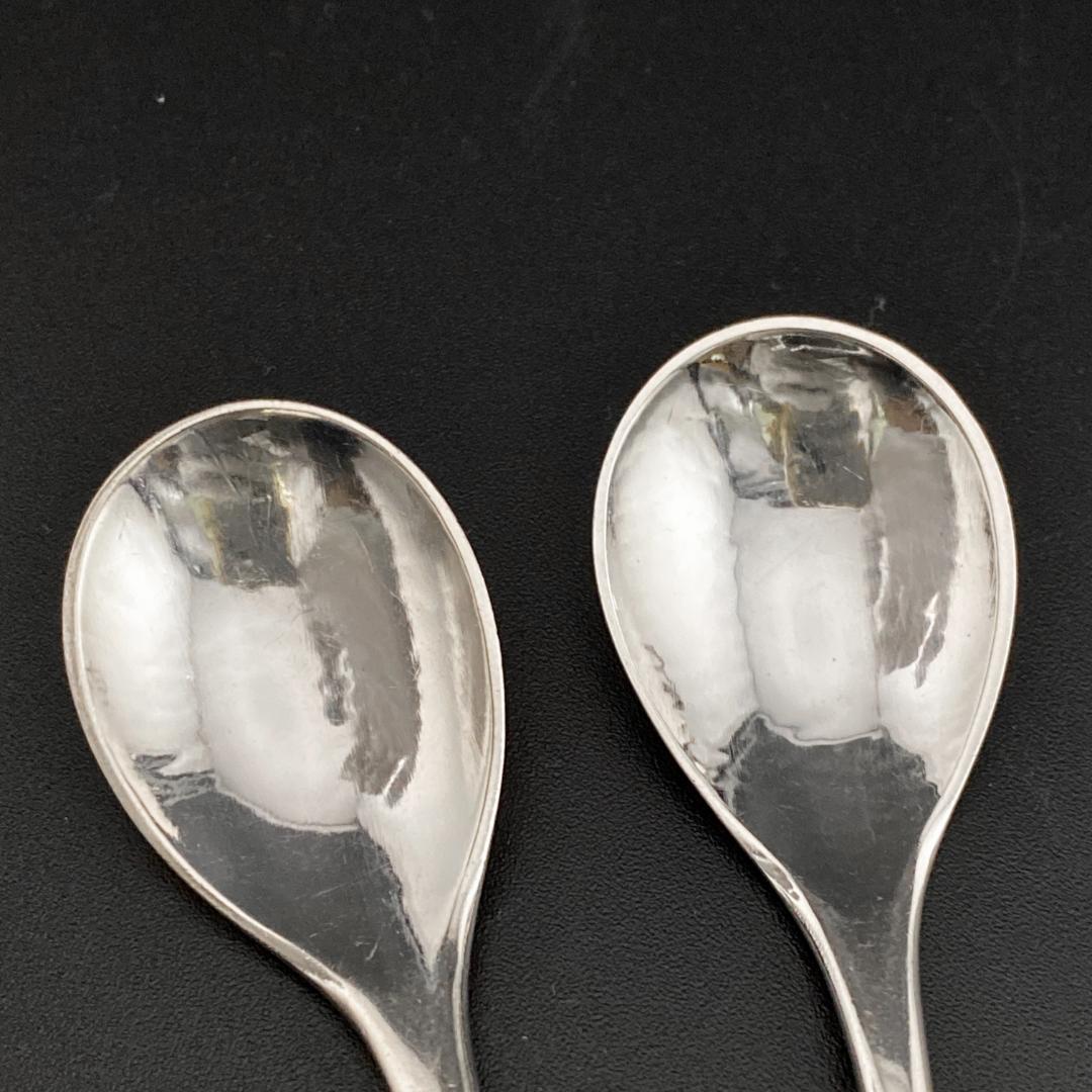 H220 ジョージジェンセン ブロッサム スターリング デミタススプーン