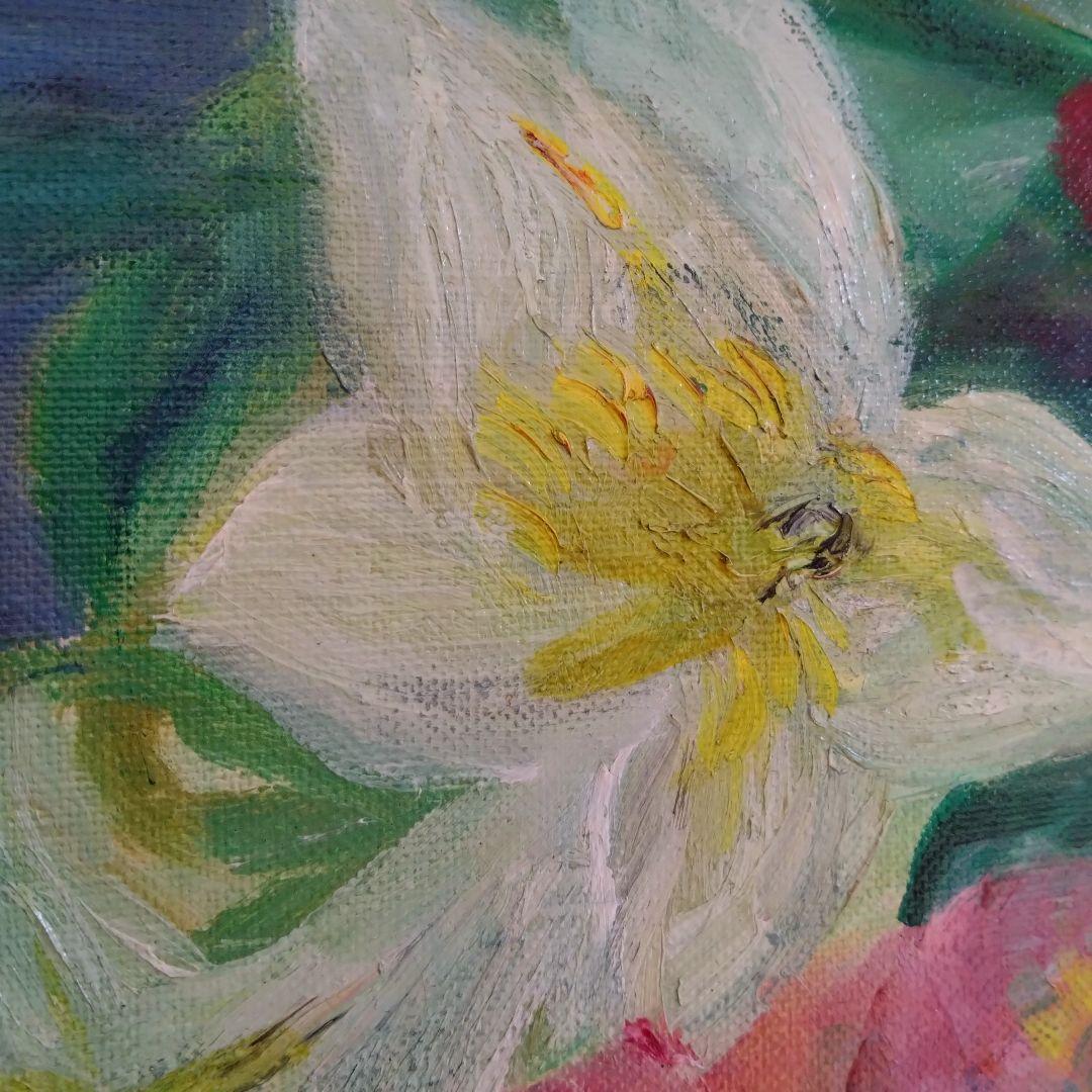 《値下げOK》【模写】酒井宜子 油彩 F20号『天平』 額装・箱付