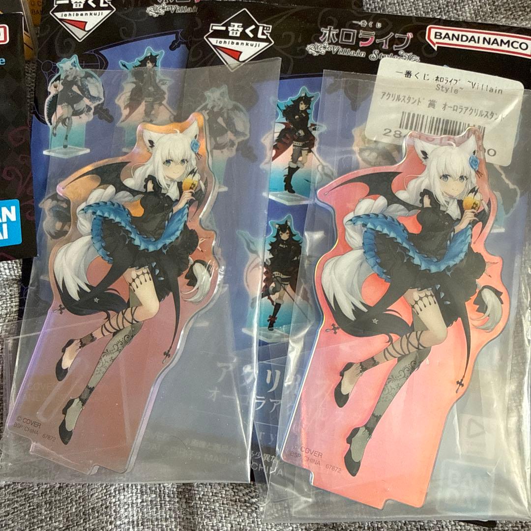 ホロライブ 一番くじ 白上フブキ 缶バッジ アクリルスタンド等6点