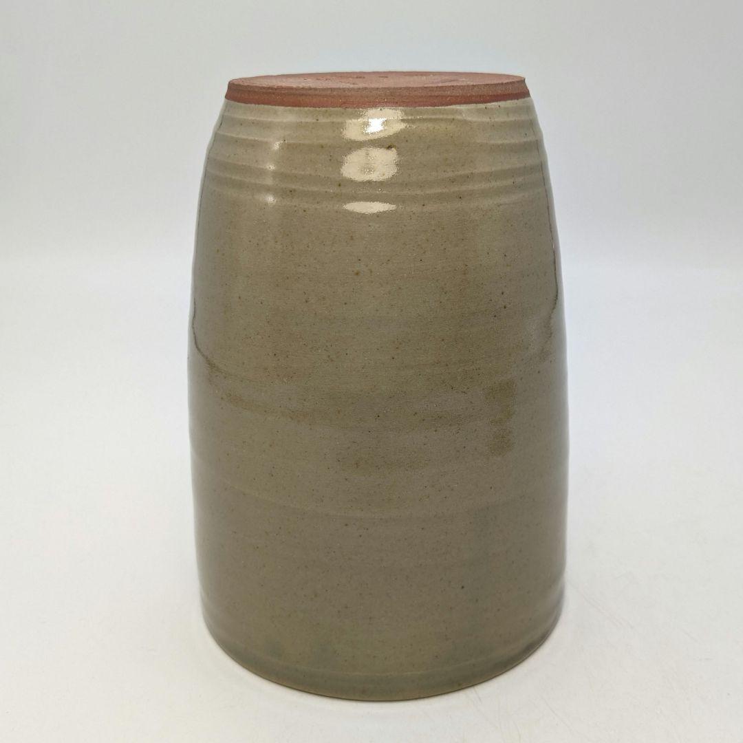 岡山県重要無形文化財 黒井千左 虫明焼 水指 用心箱 水