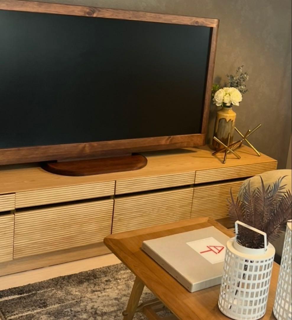 お値下げ！ナチュラルウッド 212cmテレビ台