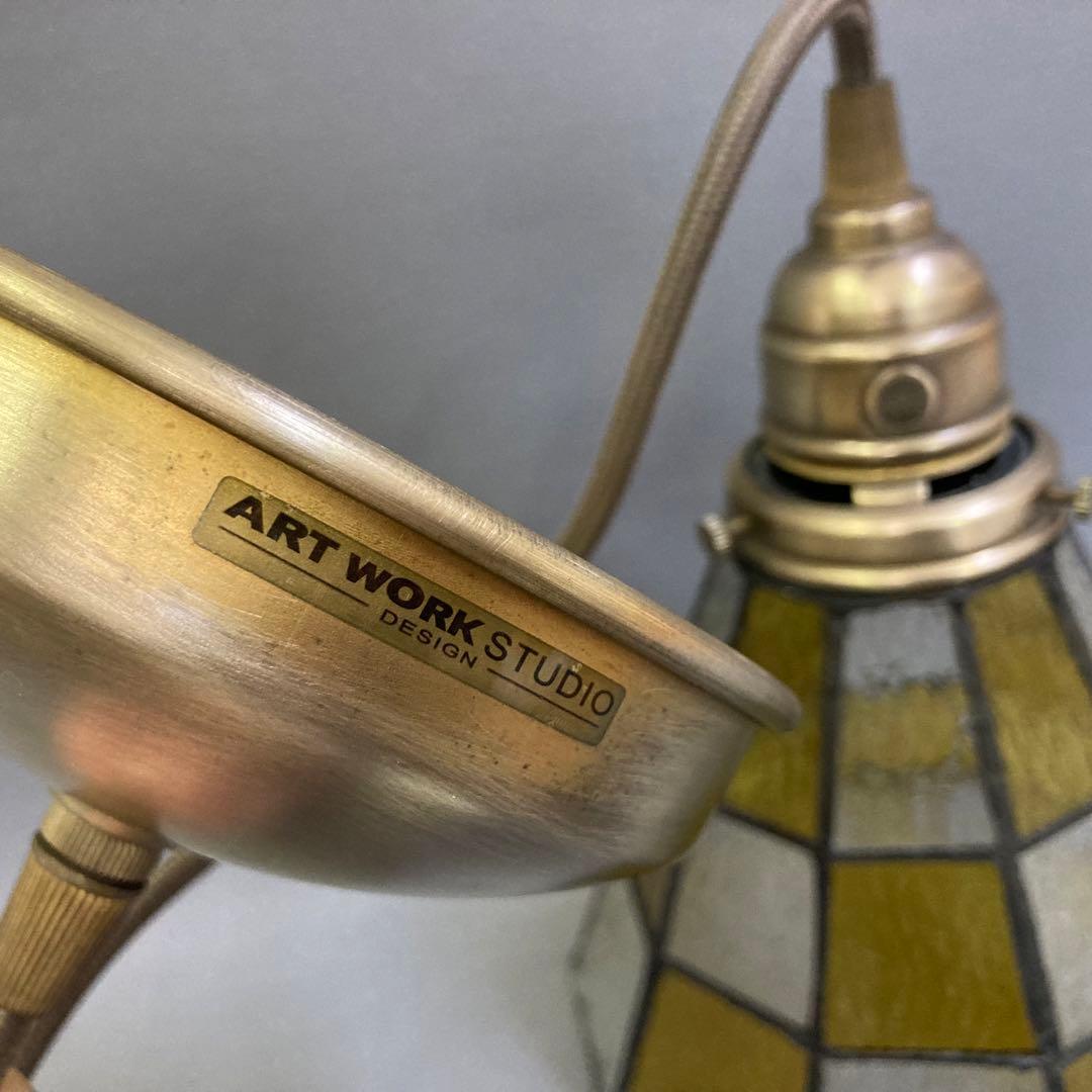 希少 ART WORK STUDIO ステンドグラス ペンダントライト