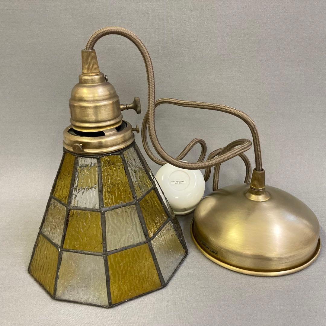 希少 ART WORK STUDIO ステンドグラス ペンダントライト