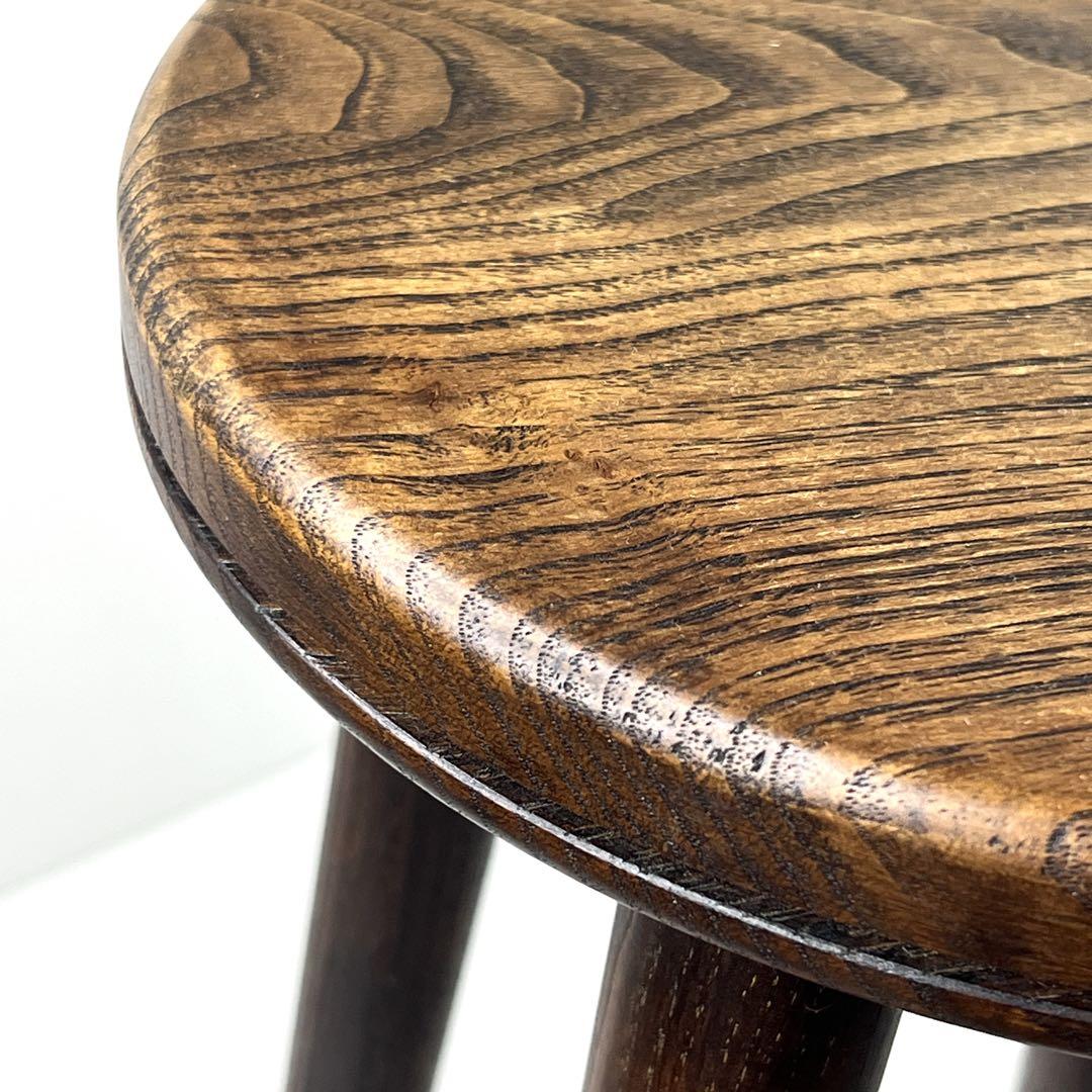 【極美品】　希少　木童工房　木製　ゴーフレットスツール 飛騨高山　アンティーク