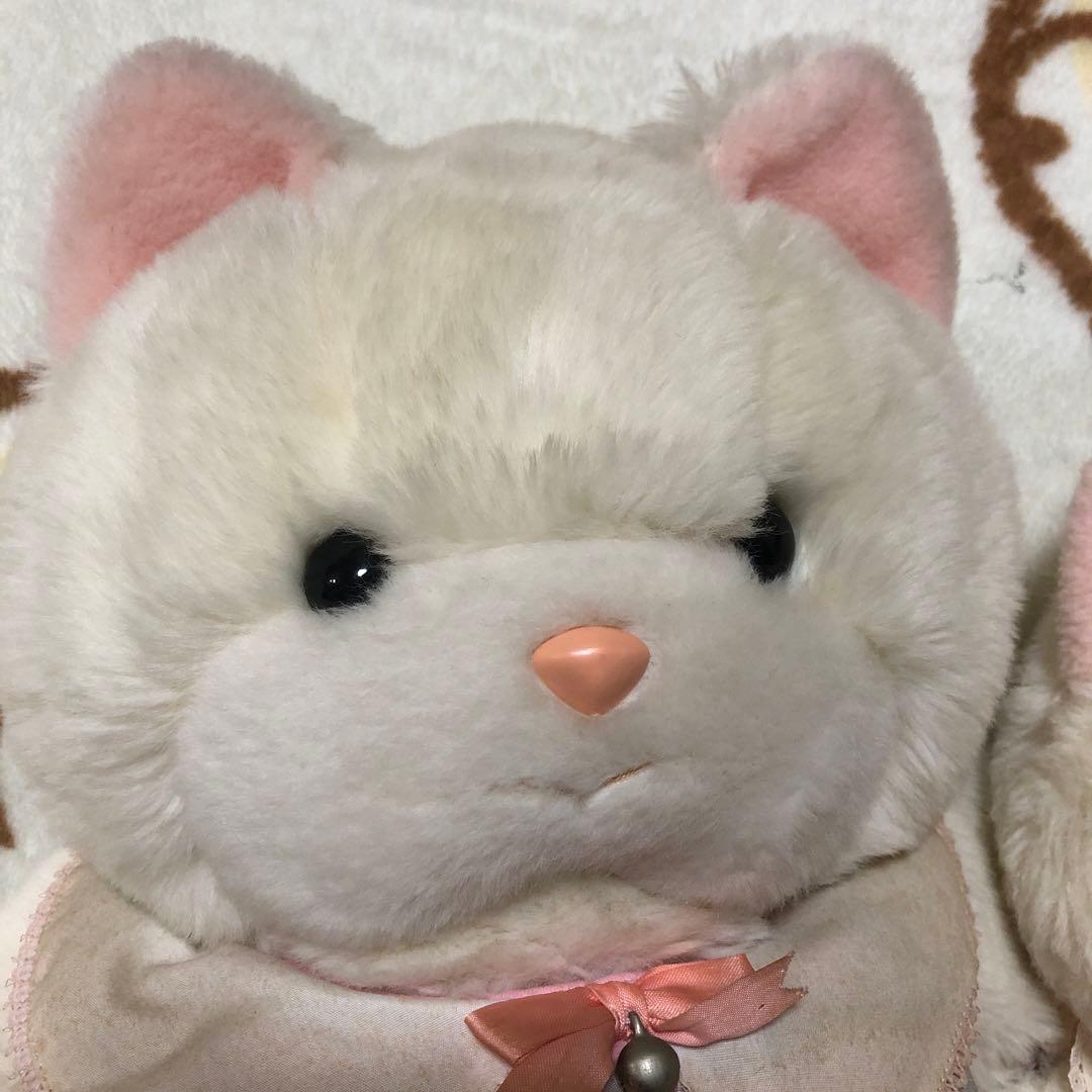 昭和レトロ ヴィンテージ 吉徳 クリーミー 猫 ぬいぐるみ 中古品 2こ