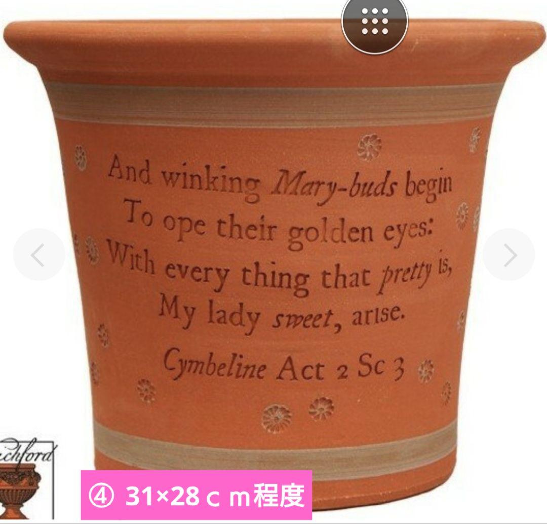 寄せ植え　ウィッチフォード鉢　期間限定込み価格