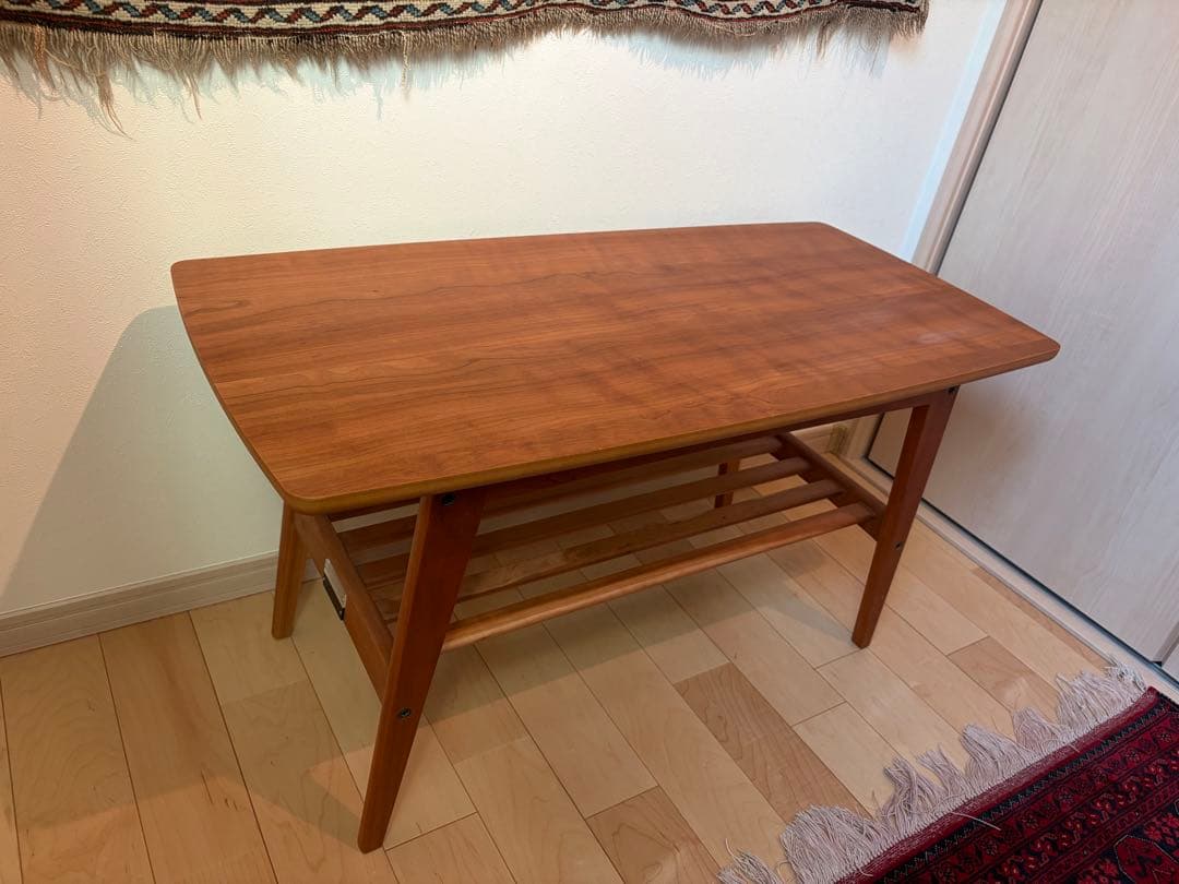 カリモク60 テーブル　チェリー材