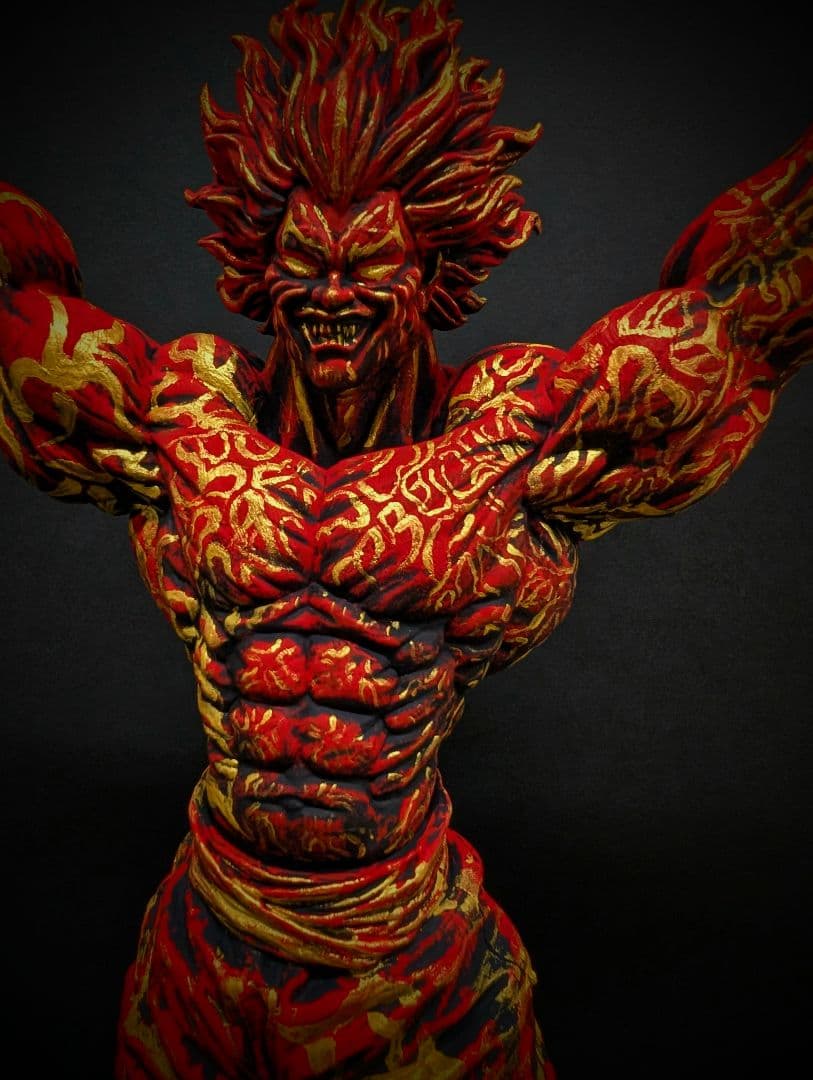 リペイント品　Grandista 範馬勇次郎　作品名【範馬勇次郎 朱（あか）】