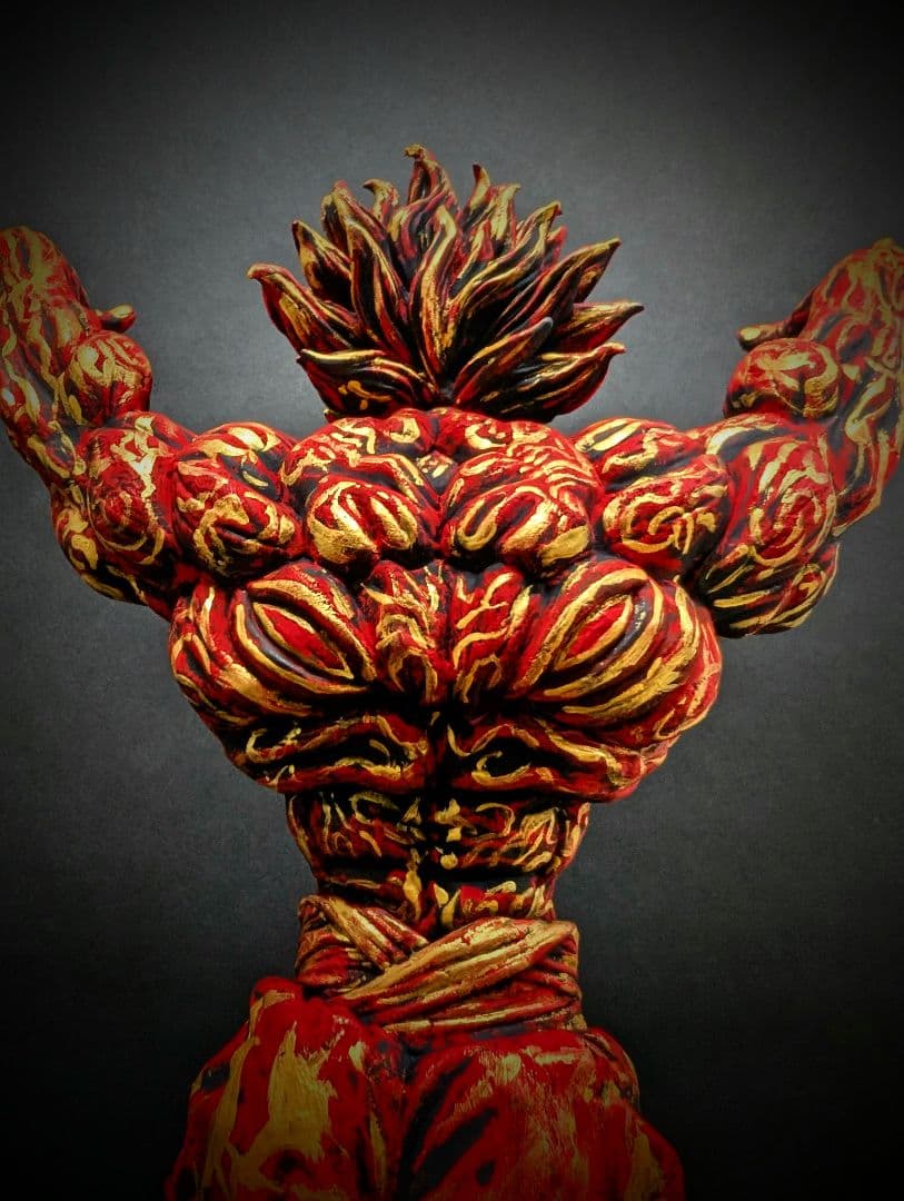 リペイント品　Grandista 範馬勇次郎　作品名【範馬勇次郎 朱（あか）】