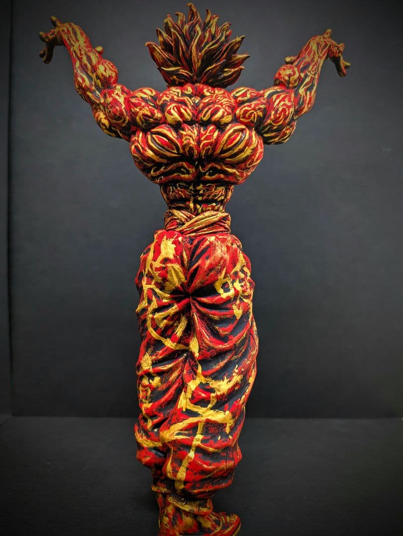 リペイント品　Grandista 範馬勇次郎　作品名【範馬勇次郎 朱（あか）】