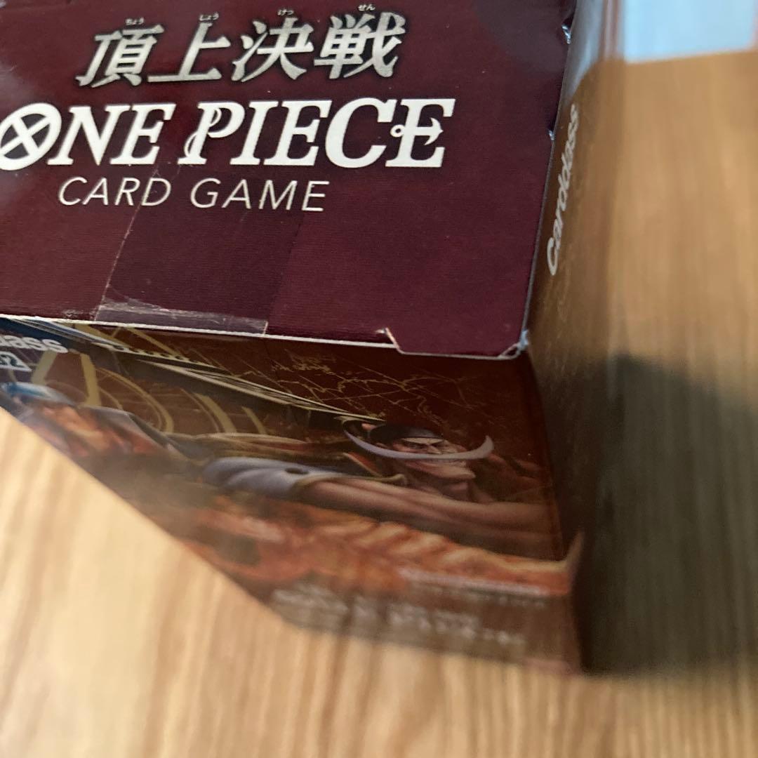 ワンピースカード 頂上決戦 未開封ボックス 購入特典 テープ付き