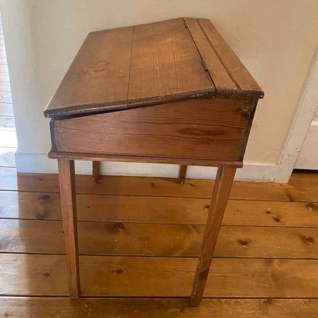 イギリスアンティーク　スクールデスク