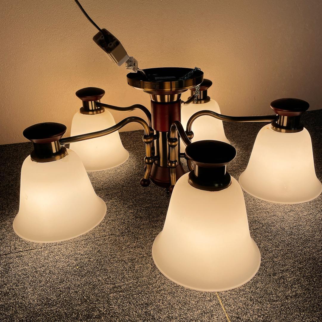 最上位モデル　オーデリック　アンティーク シャンデリア　5灯　ヴィンテージ