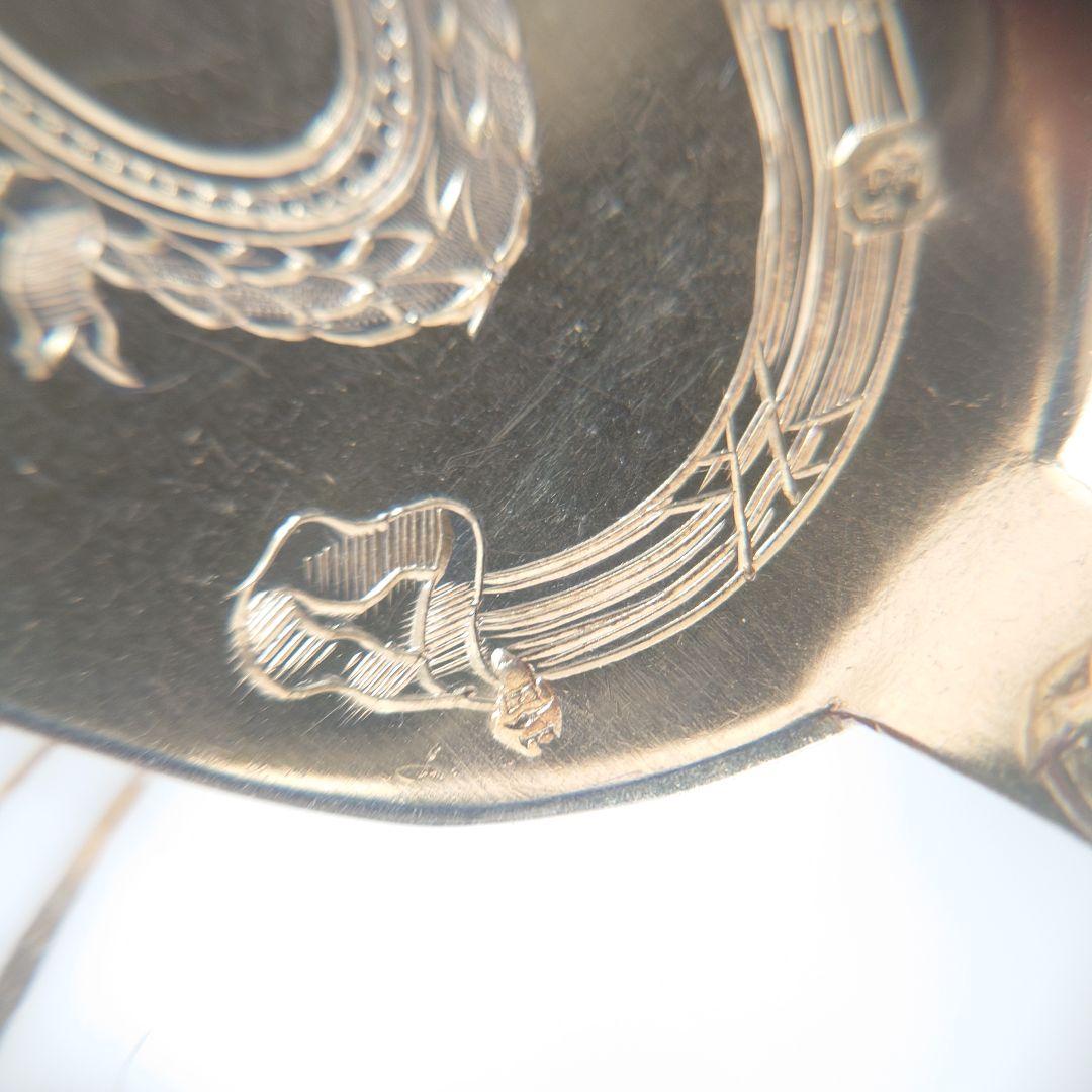 ピュイフォルカ　フランス　純銀　アイスクリームスプーン