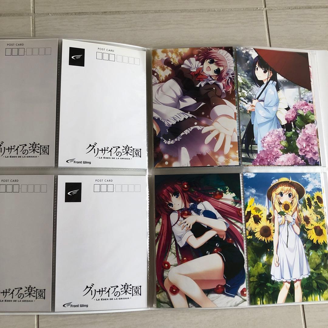 グリザイアの楽園ポストカード40枚入りファイル - メルカリ