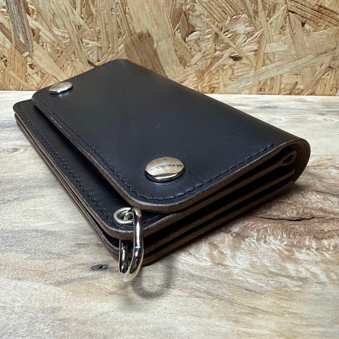 ホーウィン社 クロムエクセル 150 カスタム トラッカーウォレット 茶芯 Ni